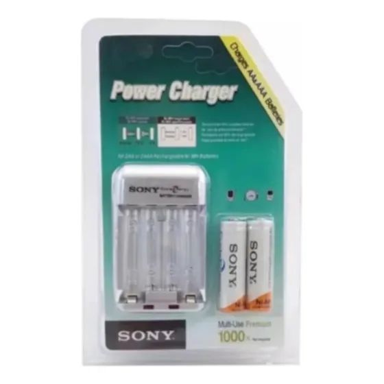Cargador Bateria Pilas Recargables Aaa Sony Multiuso Tienda