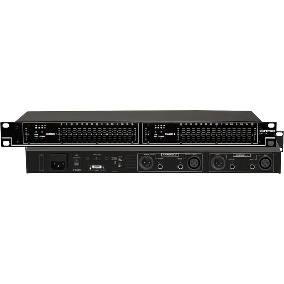 Equalizador Áudio Gráfico Soundvoice Eq215 Estéreo 15 Bandas