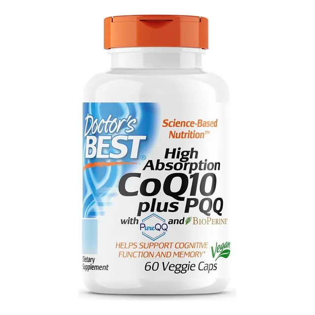 Coq10 Plus Pqq Doctor's Best 60 Cápsulas Vegetales