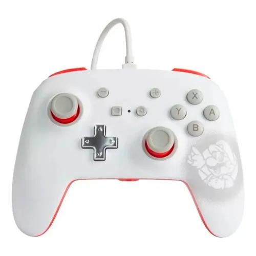 Controlador Mario White Power para Nintendo Switch
