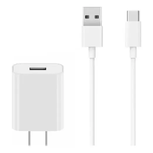 Cargador Xiaomi 18w + Cable Carga Rápida De Usb - C Original