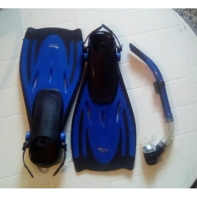 Chapaletas Y Snorkel Marca Subacqua Usado En Buen Estado