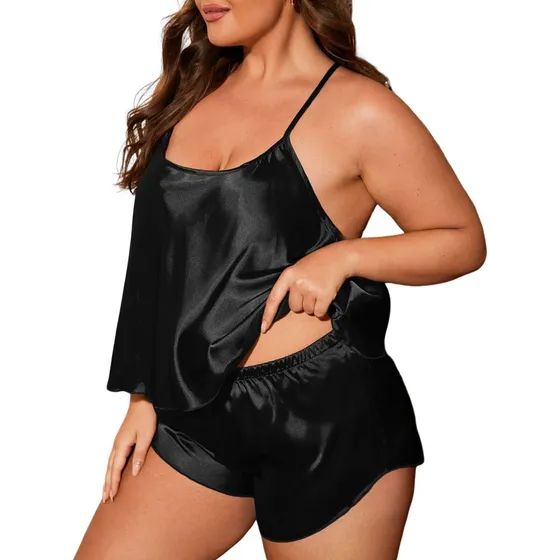 Ropa Para Dormir Para Mujer Pijamas Sexsy Dama En Satin