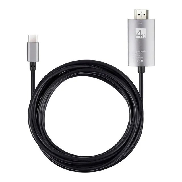 Cable Adaptador Usb Tipo C A Hdmi Hdtv 4k Para Tlf  2m