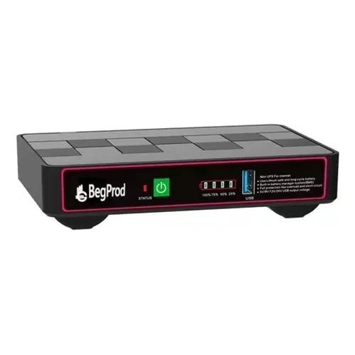 Mini Ups Begprod Eco P18 18w 12000mah 5v/9v/12v 1gb