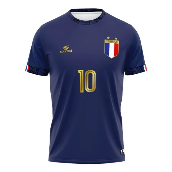 Camisa França Mbappe Comemorativa Copa Do Mundo 2022