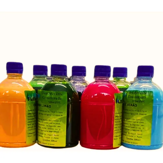 Desinfetante Concentrado 500ml Faz 25 Litros Fragrâncias