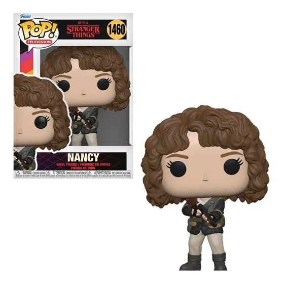 Boneco Funko Pop! Stranger Things - Hunter Nancy Com Arma