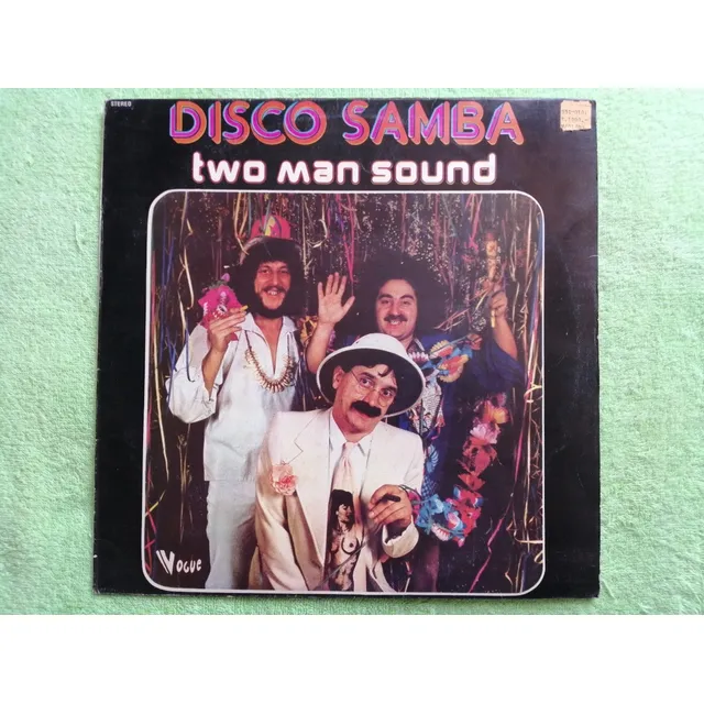Eam Lp Vinilo Two Man Sound Disco Samba 1977 Edicion Peruana