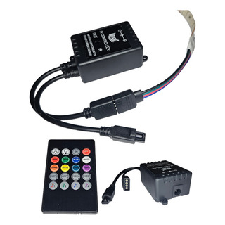 Controlador Led Rgb Audioritmico Música Control Remoto Ir Controlador Led Rgb Audioritmico Música Control Remoto Ir