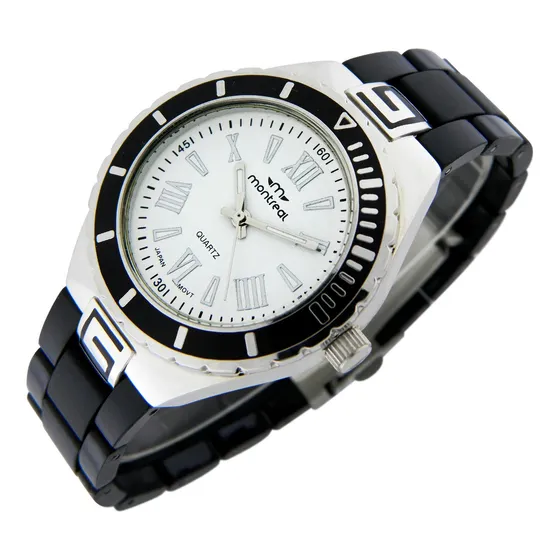 Reloj Montreal Mujer Ml1212 Malla Plástica Números Romanos
