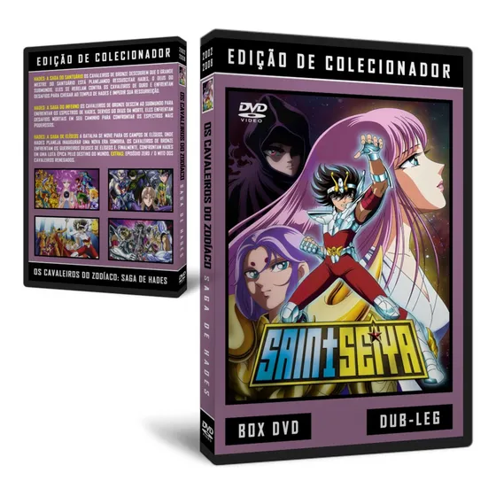 Cavaleiros Do Zodíaco - Saga De Hades Completa Em Dvd