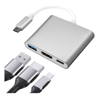 3 En 1 Usb Hub Adaptador Pd 3.0 Tipo C Hdmi 4k Para Mac iPad 3 En 1 Usb Hub Adaptador Pd 3.0 Tipo C Hdmi 4k Para Mac iPad