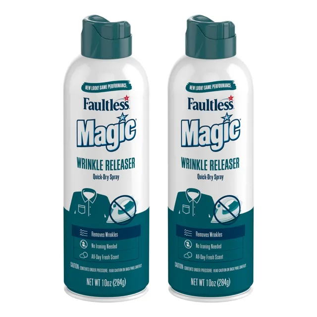 Almidón En Aerosol Faultless Magic Wrinkle Releaser 10oz 2pz