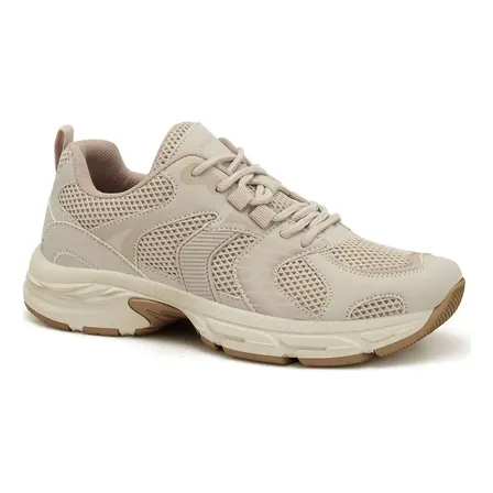 Tênis Casual Feminino 25-78231 Creme Ramarim Creme - 2 Liso 38 Br