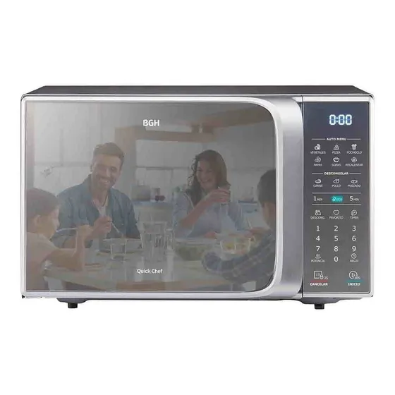 Microondas Bgh Digital Quick Chef Eco 20 Litros B120ds20