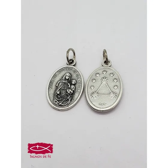 Pack 3 Medallas Italianas Religiosas Con Relieve