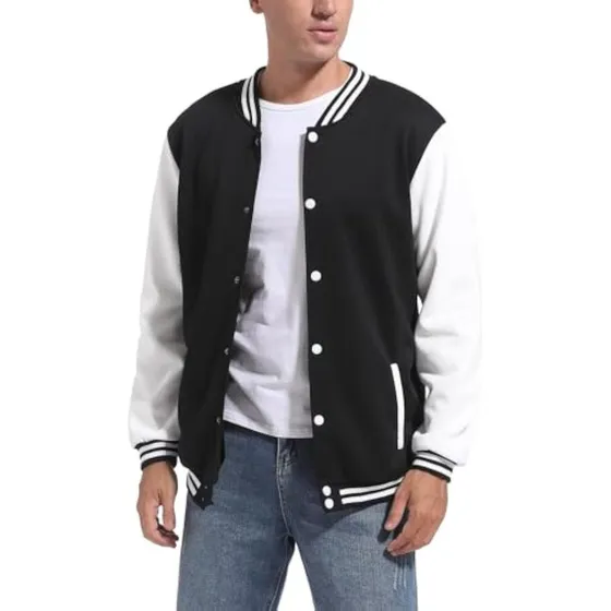 Chaqueta Chándal Estilo Universitario De Béisbol Para Ho [u]