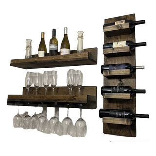 Cava Cantina Flotante Porta Botellas 100%pino Sólido Cava Cantina Flotante Porta Botellas 100%pino Sólido
