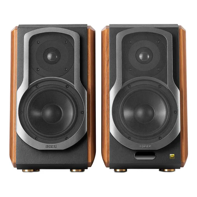 Edifier S1000MKII Parlante 2.0 Activo Hi Res 120w Rms bluetooth Marrón y Negro