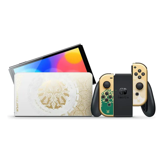 Nintendo Switch OLED HEG-001 (EUR) 64GB The Legend of Zelda: Tears of the Kingdom color dorado 2023