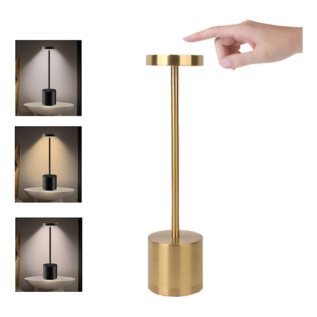 Luminária Mesa Abajur Led Dimerizável Sem Fio Recarregável Luminária Mesa Abajur Led Dimerizável Sem Fio Recarregável