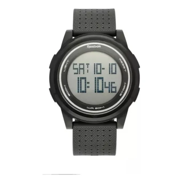 Reloj Reebok Negro Pulsera Hombre Mod. Rvplmg9pbpbww Running