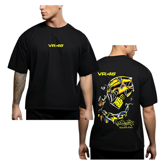 Camiseta Valentino Rossi 46 Oversize Unisex Algodón 100%