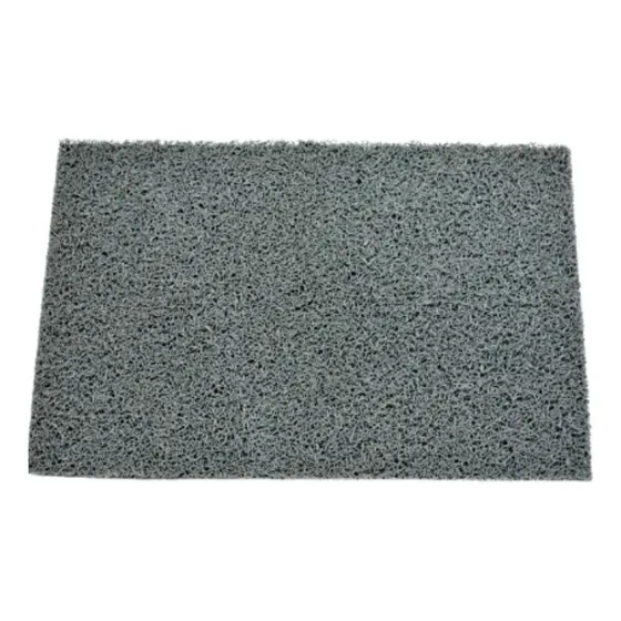 Capacho Liso Master Pvc E Vinil Euro Mats - A Cor Comprimento 0.6 Cm Cor Cinza Largura 0.4 Cm