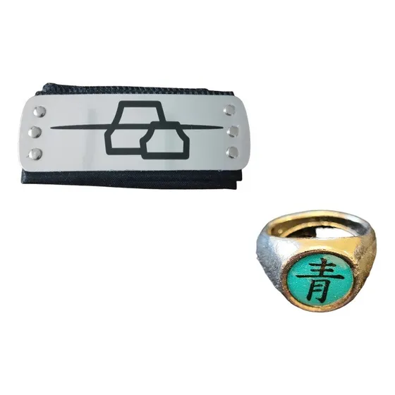 Naruto - Set Deidara - Vincha Bandana + Anillo Akatsuki