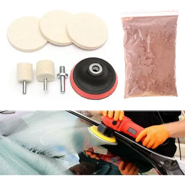 Kit Práctico Para Pulir Parabrisas De Coche Eli 8 Parts