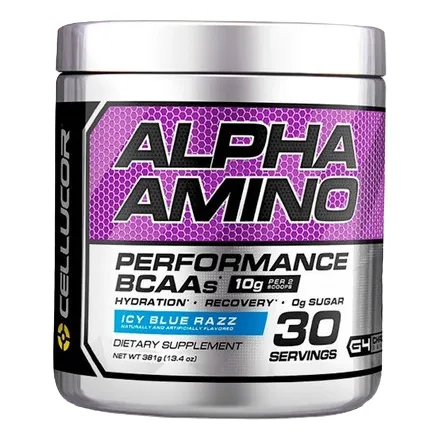 Alpha Amino Sabor Icy Blue Raspberry 384gr
