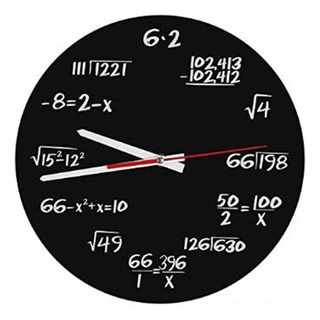 Reloj De Pared Matemático, Reloj De Fórmulas Matemáticas, Re Reloj De Pared Matemático, Reloj De Fórmulas Matemáticas, Re