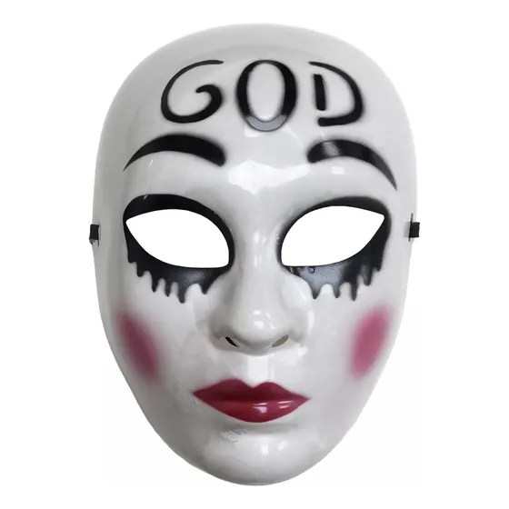 Mascara De Plastico La Purga God Mascara Adultos La Purga Arcashopping Máscara La Purga Diseño God Máscara De Halloween Disfraz