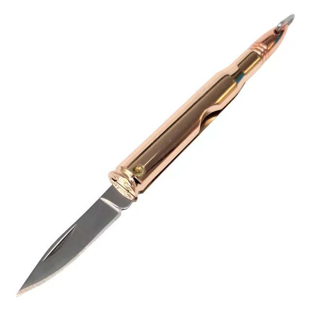 Llavero Bala Navaja Replica Calibre 7,62 Acero Inoxidable