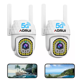 2pcs Cámara De Seguridad Hd Wifi De Visión Nocturna Alarma 2pcs Cámara De Seguridad Hd Wifi De Visión Nocturna Alarma