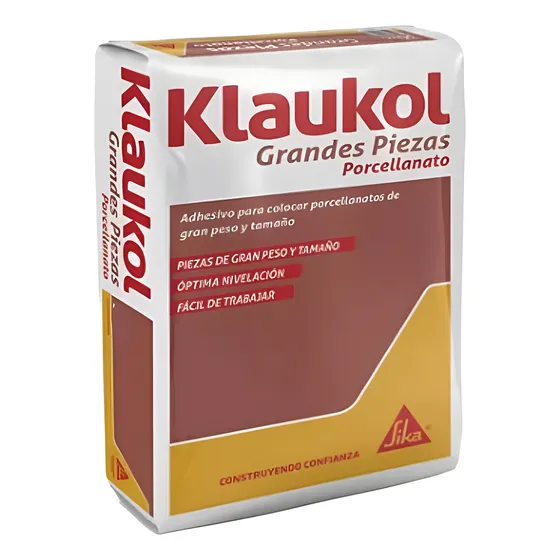 Pegamento Klaukol Porcelanato Grandes Piezas X 25 Kg