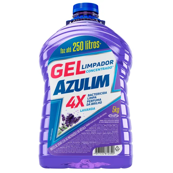 Limpador Concentrado Gel Azulim Lavanda 5kg