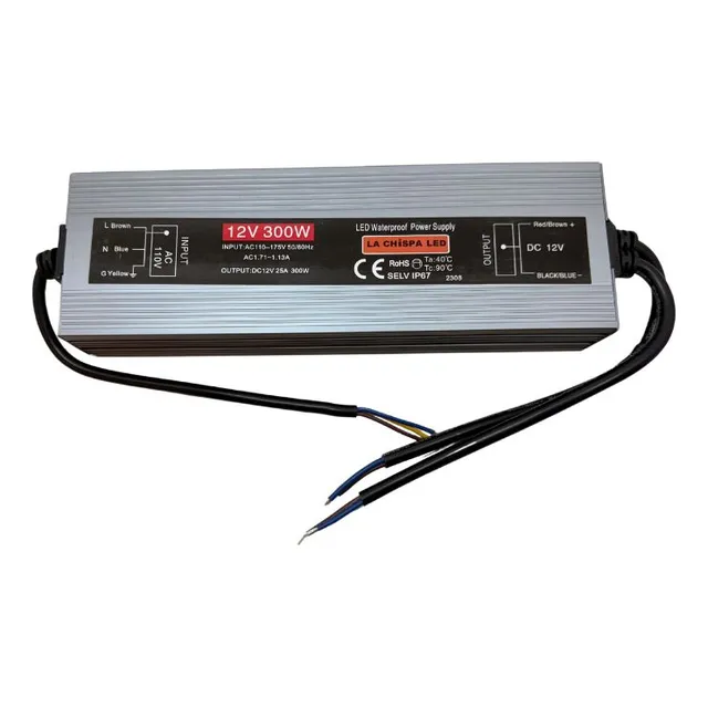 Fuente Generica De Poder 12v 300w 25a Exterior Ip67