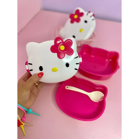 Porta Comidas Hello Kitty 