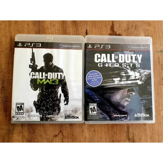 Call Of Duty Ghosts + Call Of Duty Modern Warfare 3 - Ps3