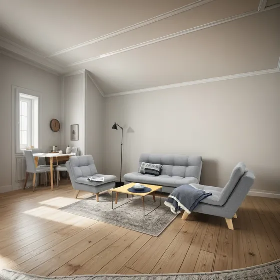 Combo Sala Toulouse + Comedor Lyon En Tela 