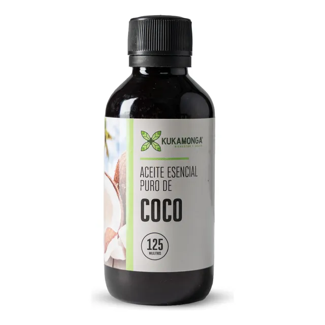 Kit 3 Frascos de Aceite Esencial de Coco 100% Puro | 125 ml lLa esencia natural del coco para todo tu cuerpo lNutre, hidrata y revitaliza tu piel y cabello con la mejor calidad lKukamonga