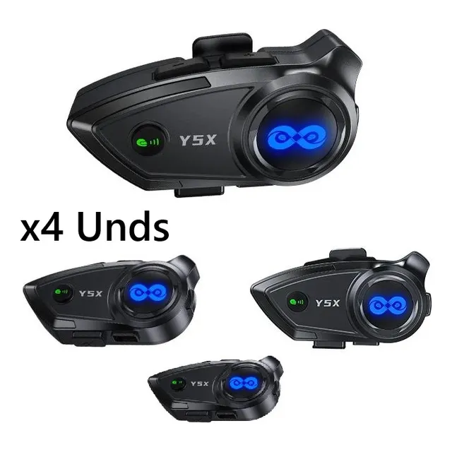 Intercomunicador 4 Per Audifonos Bluetooth Moto Casco X4unds