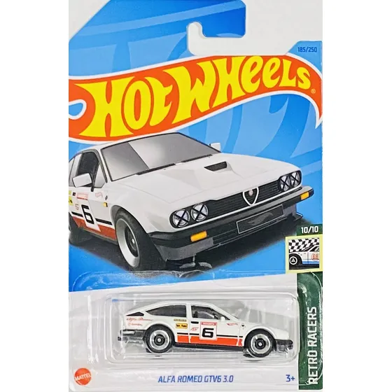 Hot Wheels Alfa Romeo Gtv6 3.0 Blanco 2023 Originales Mattel