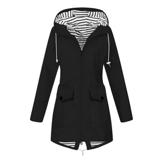 Chamarra Impermeable M Para Mujer, Color Liso, Para Exterior Chamarra Impermeable M Para Mujer, Color Liso, Para Exterior