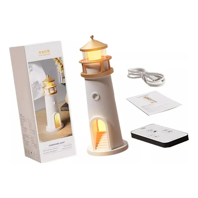 Faro Proyector De Luna Recargable Usb Iluminación Suave Gs