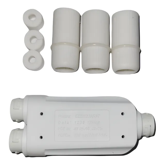 Extensor Poe Ip66 Cctv Ieee802.3af/at 10/100mbps 2 Salidas 