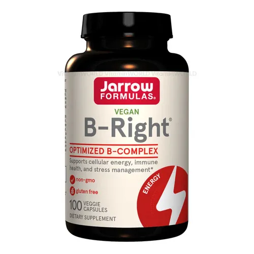 Jarrow Formulas B-right Complejo De Vitaminas B 100 Cápsulas Sabor Sin Sabor