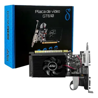Placa De VĂdeo Gt610 Ddr3 2gb Vga Hdmi Nvidia Pcie X16 2.0 Placa De VĂdeo Gt610 Ddr3 2gb Vga Hdmi Nvidia Pcie X16 2.0